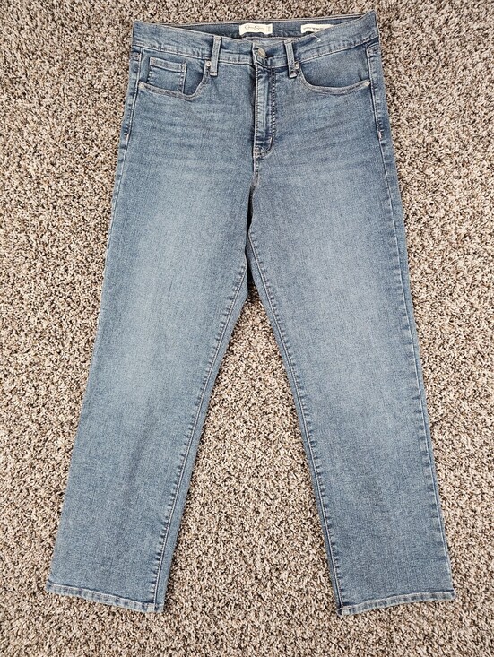 Jessica Simpson Denim - Jessica Simpson Womens Sz 10 Harmony High Rise Slim Straight Blue Jeans